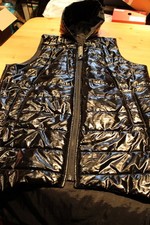 Lackjacke Lackweste Steppweste