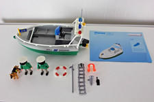 Playmobil Zoll Boot 4471 mit Bauanleitung und Figuren