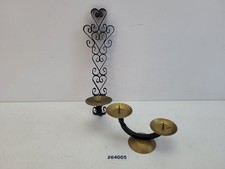 2x Kerzenhalter DDR Metall