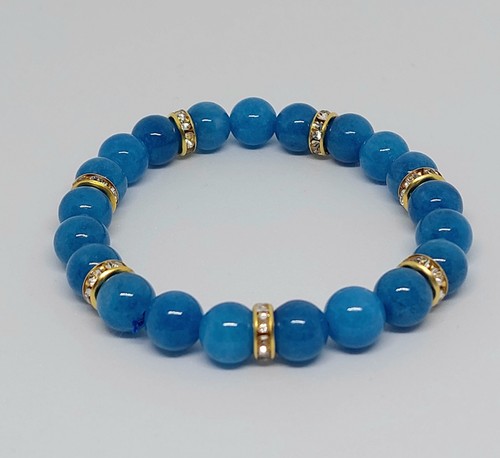 Naturstein perlen armband - naturstein,