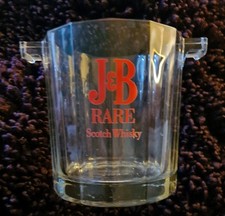 Schwerer Glas Eiseimer J&B