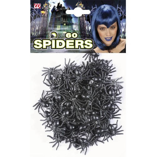 60x deko spinnen halloween - spinnen, /