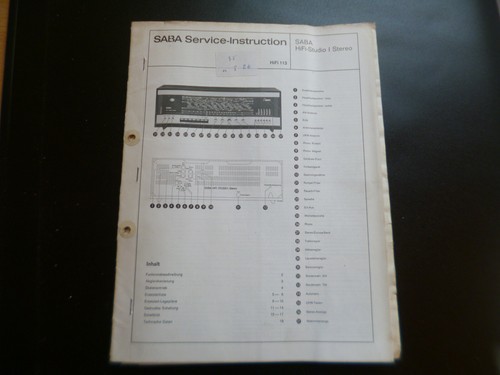 Original service manual - original,