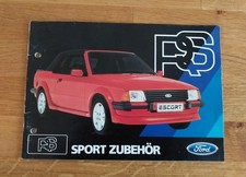 Ford - RS-Sportzubehör Capri-Fiesta-Escort-Orion-Sierra-Scorpio (Mitte 80iger)