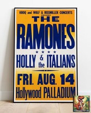 The Ramones 1981 Tour Poster