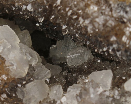 Mineralien calcit auf - calcit,