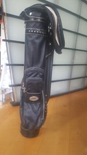 Golfbag Damen, leder schwarz