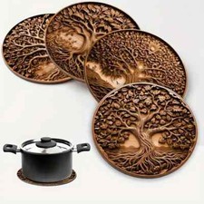 4x Wikinger Topf-Untersetzer
