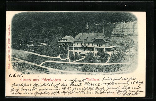 Edenkoben blick zum waldhaus - edenkoben,,