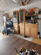 Wohnzimmer - Schrankwand , Massivholz