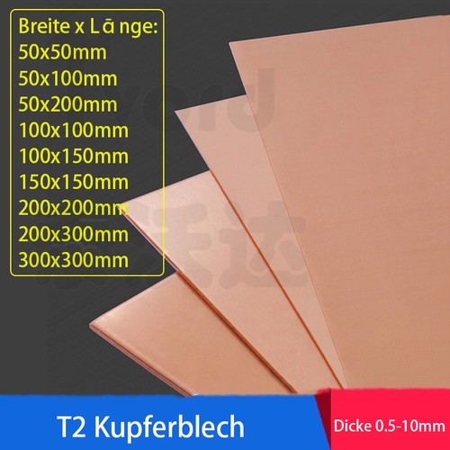 Kupferblech kupferplatte - t2,