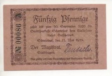 Emergency money - (germ),