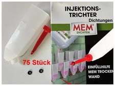 75x Ersatzdichtring Nullring O-Ring für MEM Injektionstrichter Dichtringe