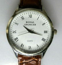 ROYAL SPENCER / Armbanduhr / Uhr / Quartz / Herrenuhr / Lederarmband
