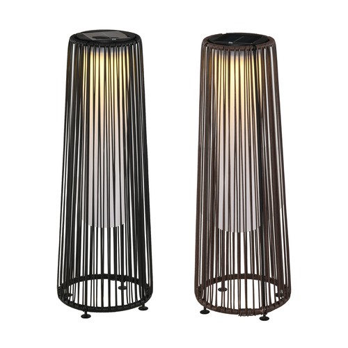 Outsunny solarlampe rattan - outsunny,