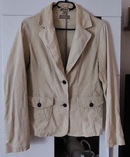 Casa Blanca: Damen Cord Jacke, Gr. 36, beige