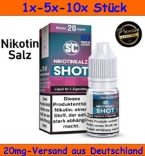 1x 5x 10x SC Nikotinsalz Shots