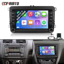 6+128GB Android 15 Apple Carplay für VW Polo 6R 6C 2009-2017 GPS KAM Autoradio