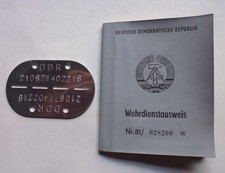 NVA Wehrdienstausweis   mit