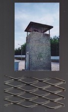 ORIGINALES Stück von Metallstreckgitterzaun der DDR-Staatsgrenze zur BRD + Foto