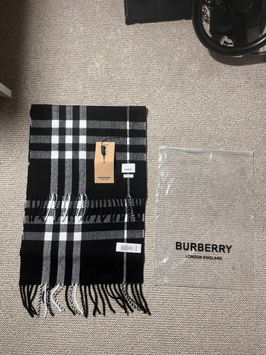 Burberry schal schwarz - burberry, schwarz,