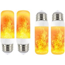 3Modi E14 E27 LED Fackel Feuer Lampe Effekt Flacker Glühbirne Deko Flammen Licht