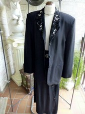 3681 Barbara Speer  super schöne Jacke/Blazer  Gr. 44  Schwarz 2 Vordertaschen