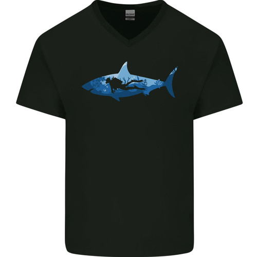 Great white shark taucher - great,