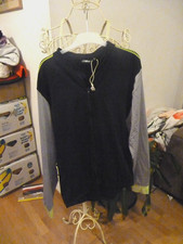 Crane Trainingsjacke / Laufjacke Gr. 52 schwarz grau neu ohne Etikett