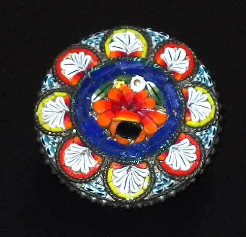 Millefiori brosche 26mm - millefiori,
