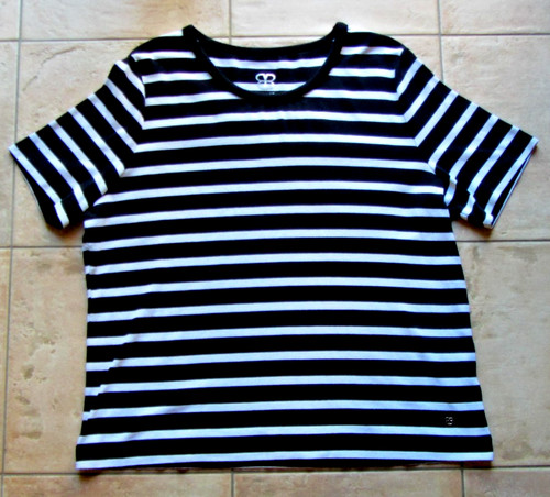 Basler shirt schwarz weiß - t-shirt, schwarz/weiß