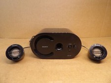 Sony SRS-D25 Wired Desktop Laptop Speaker Sound System Black Schwarz 