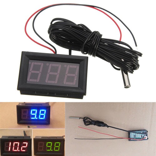 12v thermometer digital - dc, led