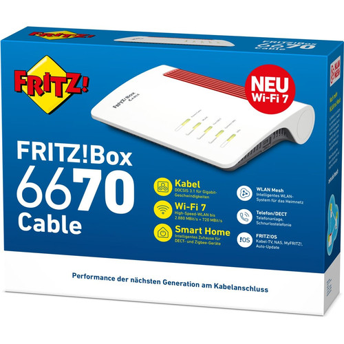 Fritz box 6670 - 6670, cable