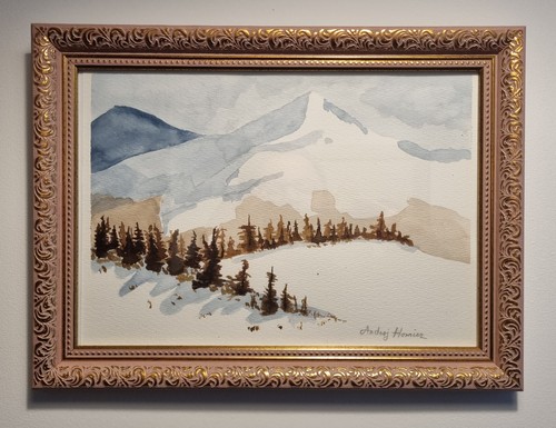 Original gemälde aquarell - original,