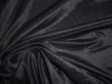 3,00m Transparent - Jersey  2€/m² breit schwarz mit Elasthan N27