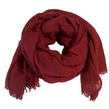 Niklarson Schal Tuch uni 190x100cm Damen Scarf Poncho Stola Pareo BW Viskose TV7