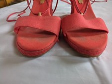 Flip Flop Sandalen, Gr. 41,  koralle, gebraucht