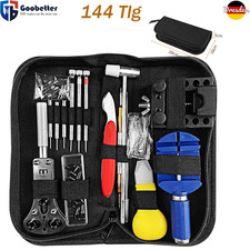 147Tlg Uhrenwerkzeug Set Uhrmacherwerkzeug Uhr Werkzeug Gehäuseöffner Reparatur