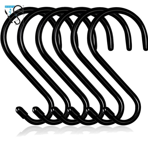 S-Haken 15cm schwarz
