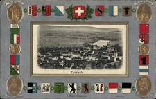 Präge Passepartout Wappen Ak