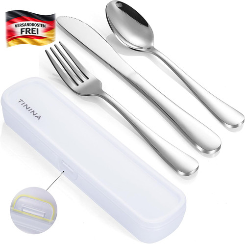 Camping besteck set - set, edelstahl