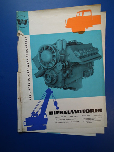 Alte werbung dieselmotoren - werbung,