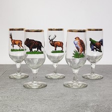 Weingläser Set Jagdmotive