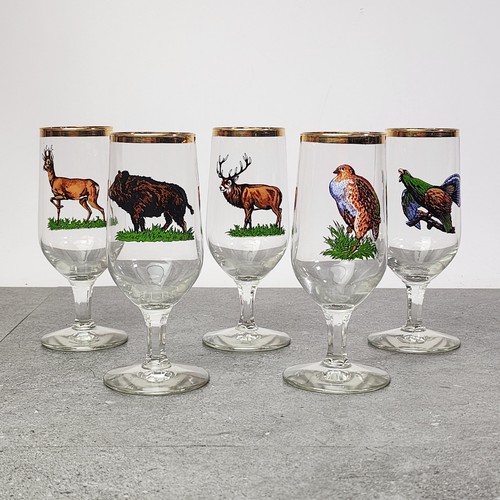 Weingläser set jagdmotive - set,