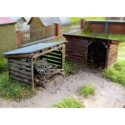 Holzschuppen spur h0 - /,