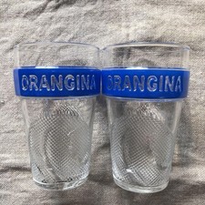 Orangina Glass Set of 2