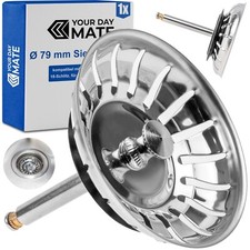 Spülbecken Siebkörbchen 79 mm passend für Blanco 119146 Küchenspüle Siebkorb Set