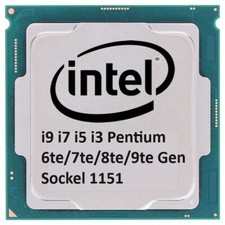 Intel Core i9 i7 i5 i3 Pentium 8 GT/s FSB Sockel 1151 LGA 1151 / Sockel H4 TOP