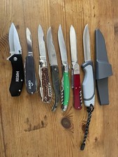 Neun Taschenmesser Jagdmesser Konvolut 